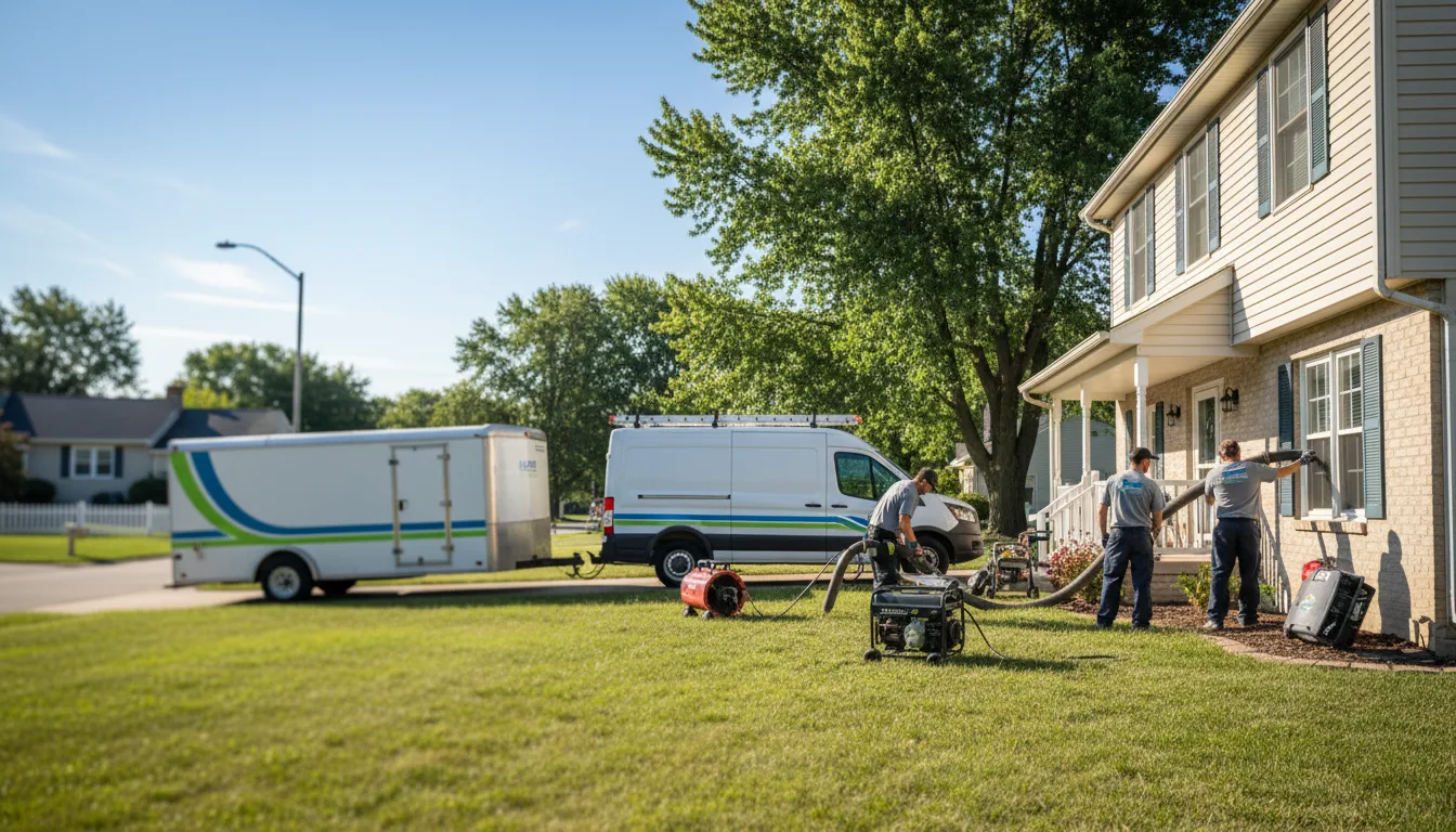 Flooded Basement Restoration And Cleanup With Repair in Bruning, NE near me